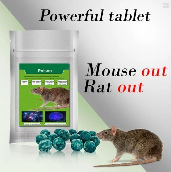 RAT AND INSECT PEST CONTROL Pellets - 15g Pack for Effective Rodent and Insect Elimination