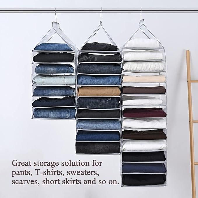 6-Slot Foldable Closet Hanger