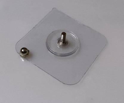 Self Adhesive Wall Hooks, Heavy Duty Sticky Hooks for Hanging 10kg (max), Waterproof Transparent Hooks for Wall (Pack of 20)