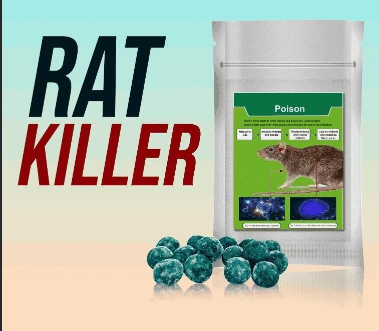 RAT AND INSECT PEST CONTROL Pellets - 15g Pack for Effective Rodent and Insect Elimination