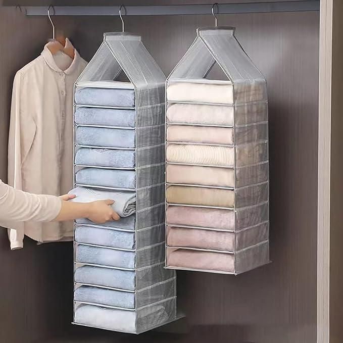 6-Slot Foldable Closet Hanger